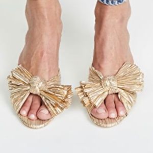 Loeffler Randall Emilia Pleated Knot Mules